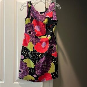 Leifsdottir silk blend floral dress